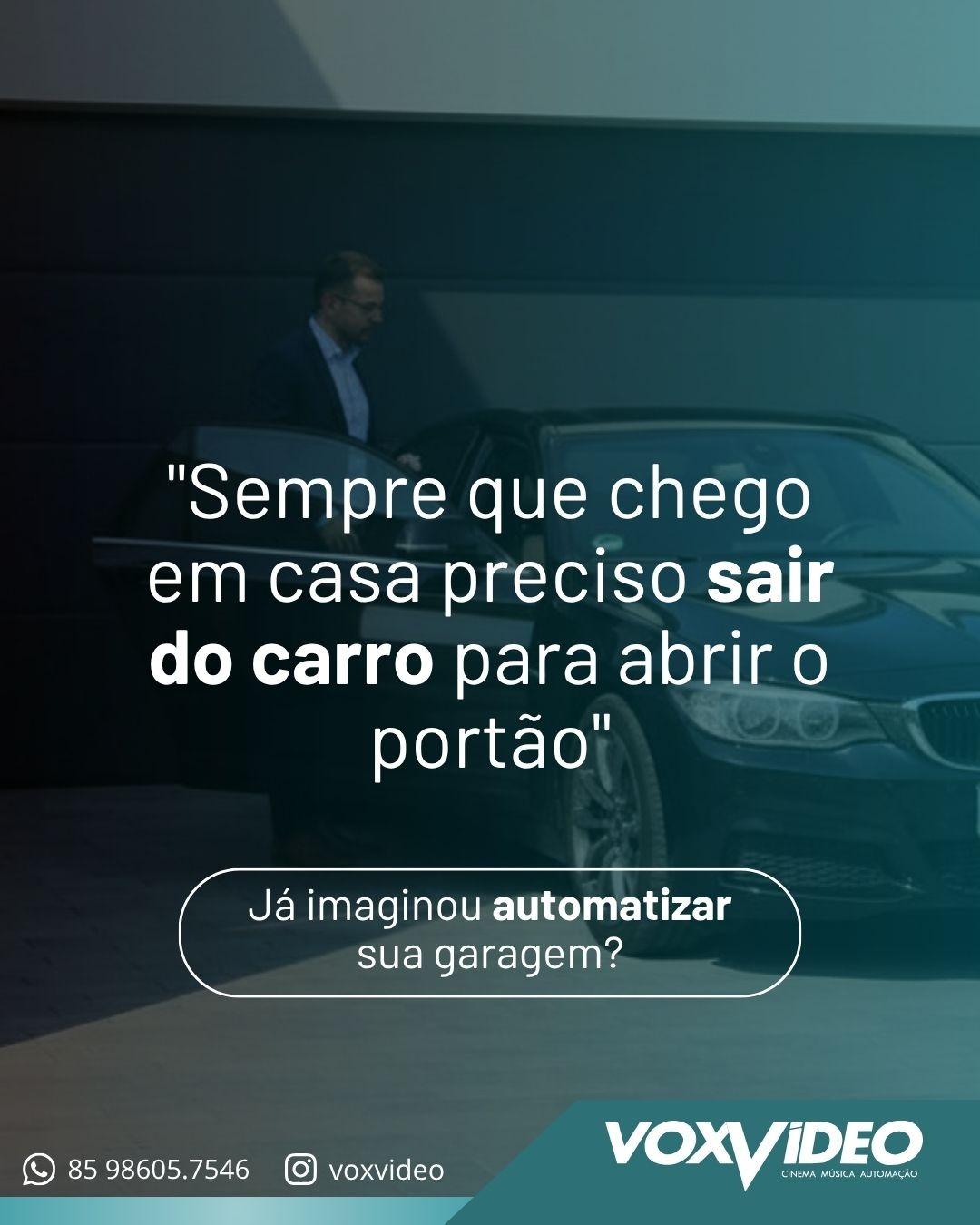 Projeto de automação Voxvideo — garagem